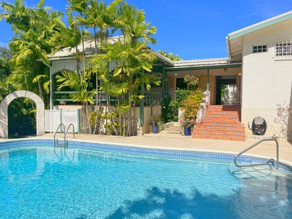 Qlistings - REDUCED – Furnished 3 Bed Home with Private Pool & Garden – Mahogany Avenue 32, St. James Property Image