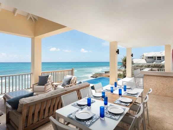 Qlistings - 6 Bed Oceanfront Home with Infinity Pool – Frigate Bay, Christ Church Property Image