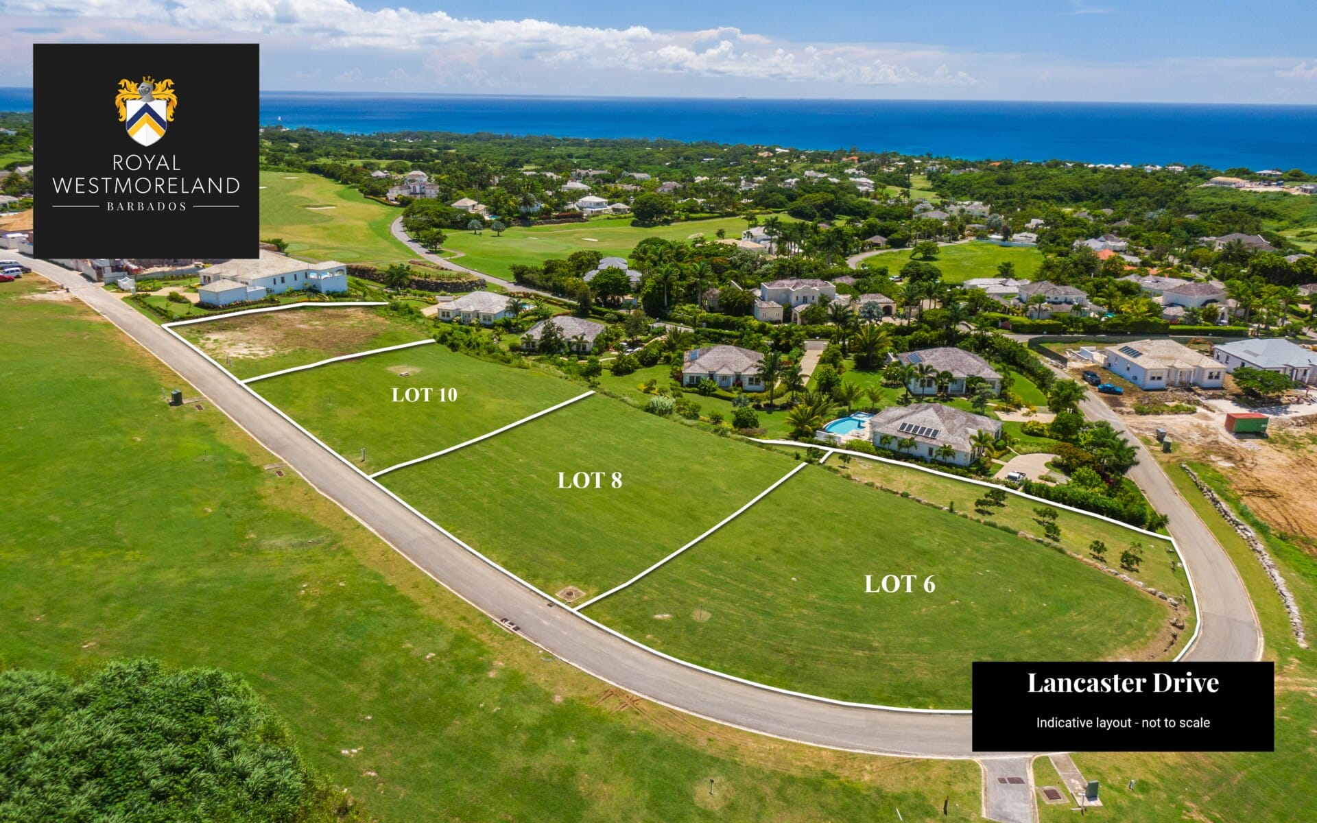 Lancaster Drive 1 Aerial Lot Layout