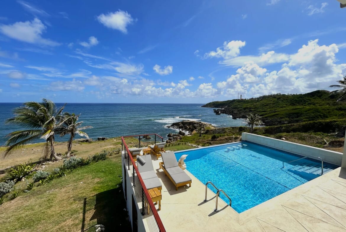 Hero image - Barbados luxury oceanfront villa