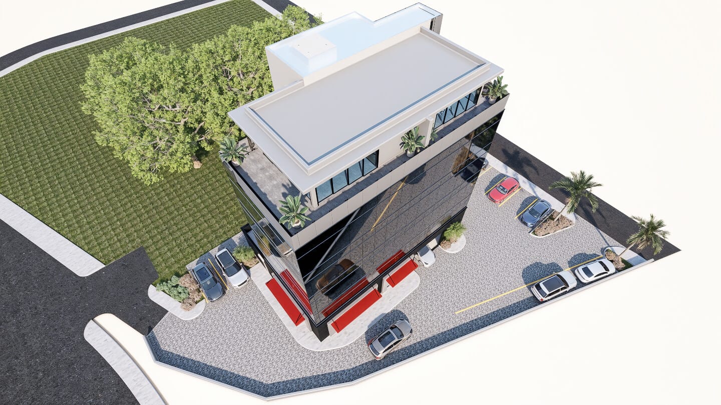 GH HOUSE AERIAL RENDER