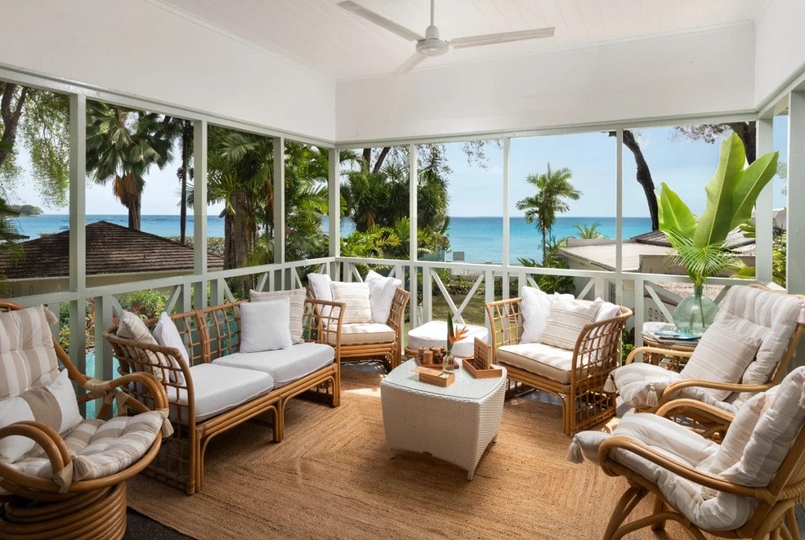 Beachfront property Barbados Barton Beach House